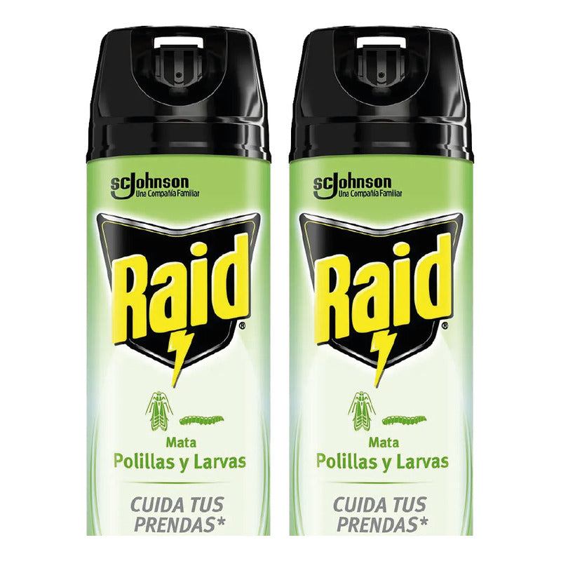 Raid Repelente Larvas Y Repelente 390cc