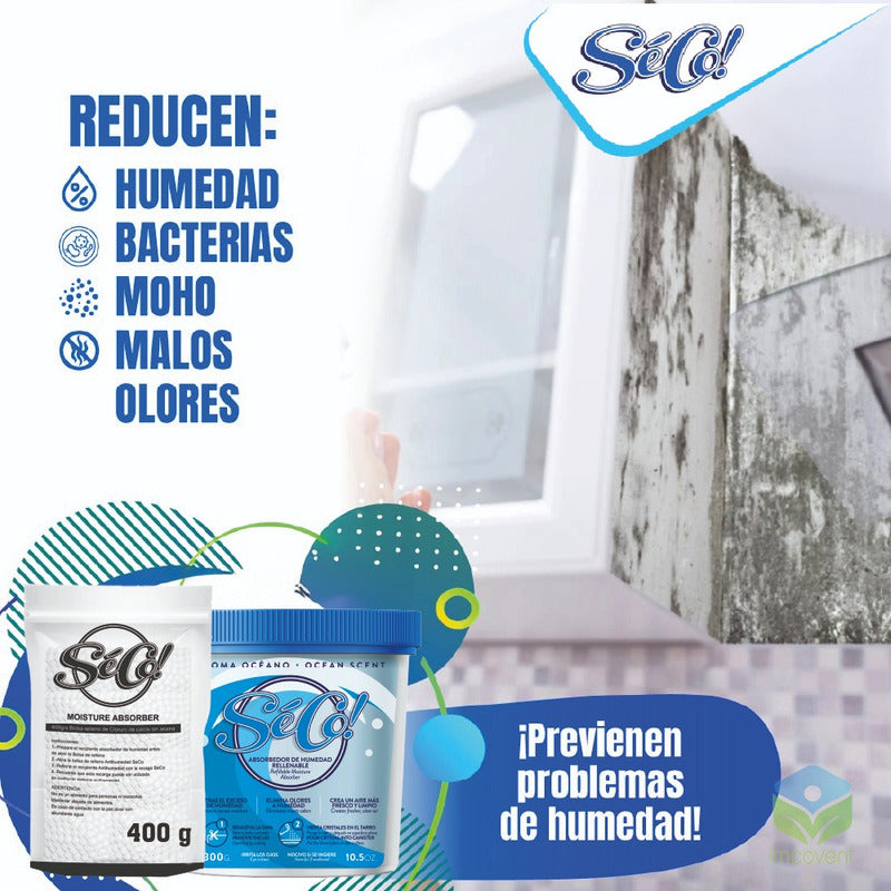 Damprid - Absorbedor De Humedad Recargable 3 Uni /400 G Seco