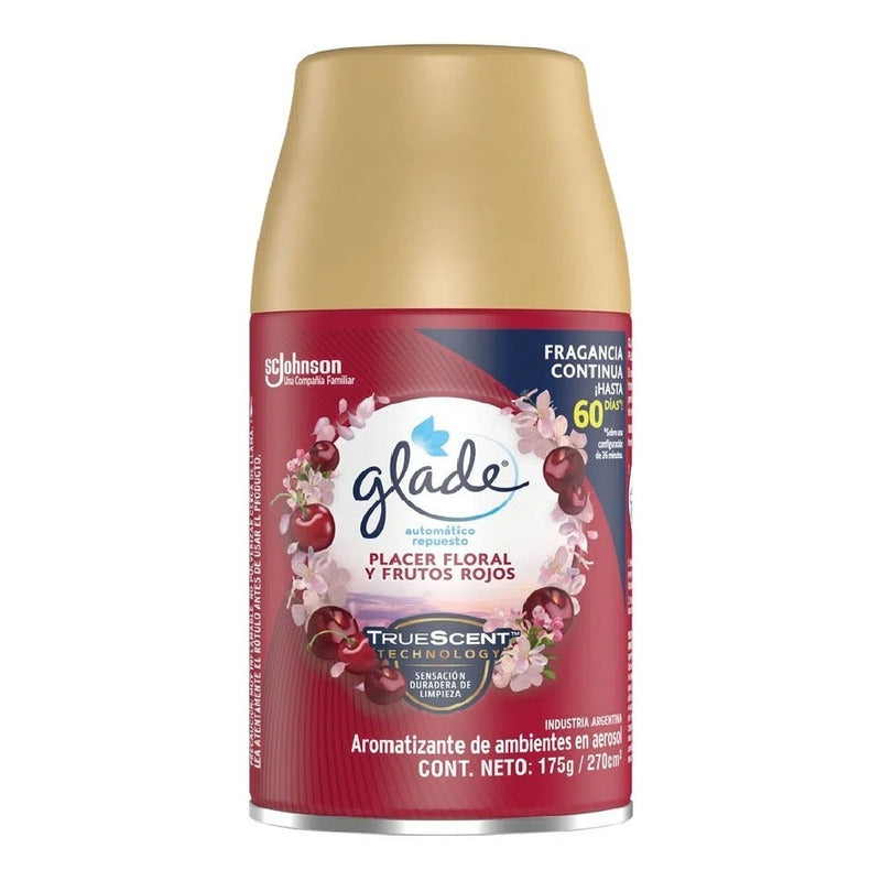 Glade Automatico Repuesto Placer Floral Y Frutos Rojos 270ml