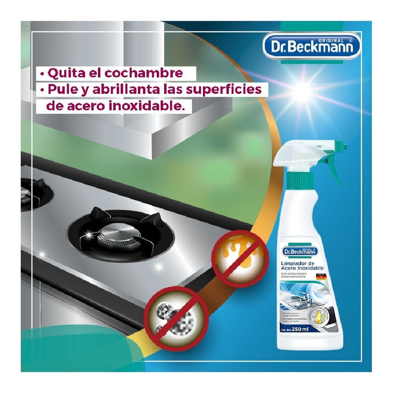 Dr. Beckmann - Limpiador De Acero Inoxidable | 250ml