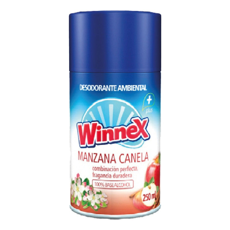 Repuesto Aromatiza. Automatico 250 Ml - Manzana Ca Winnex 3u