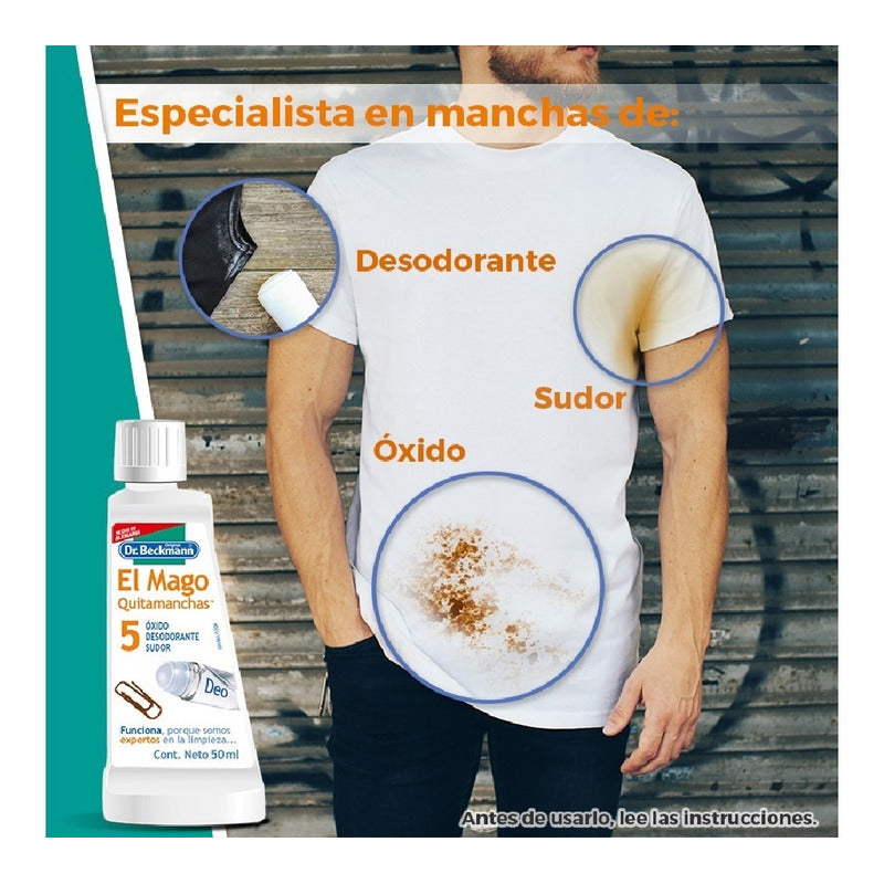 Dr Beckmann El Mago/quitamanchas Dificieles 50ml