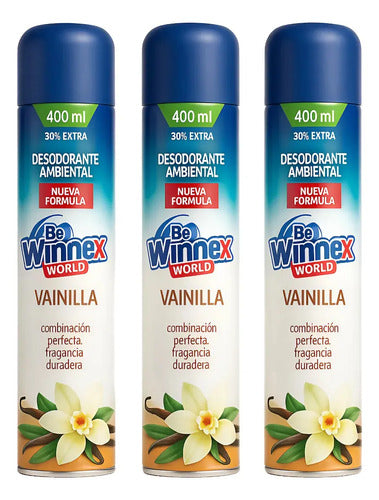 Winnex Ambiental Vainilla Pack 3 Unidades