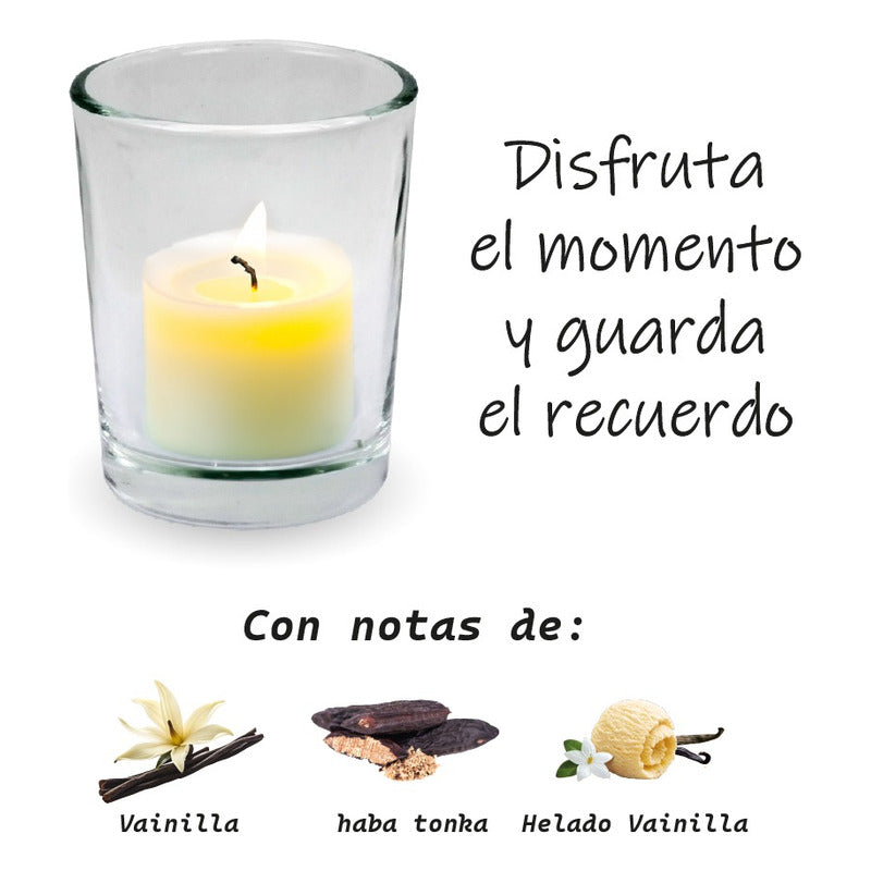 Lumar Aromatic Vela Vaso Con Mensaje - Recuerdo 140g/30h