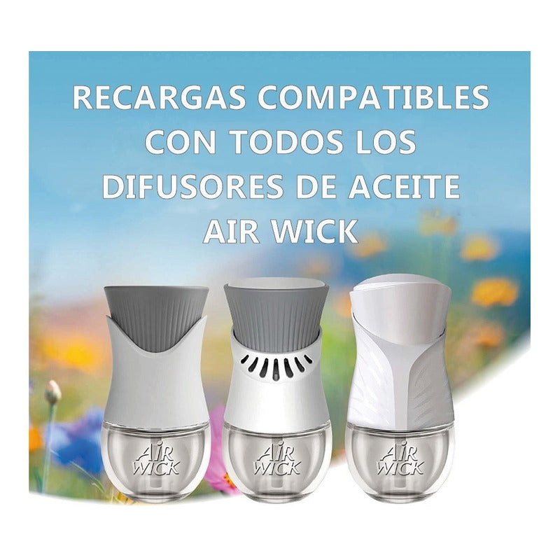 Air Wick Eléctrico Manzana Canela - Difusor + 2 Repues 21 Ml