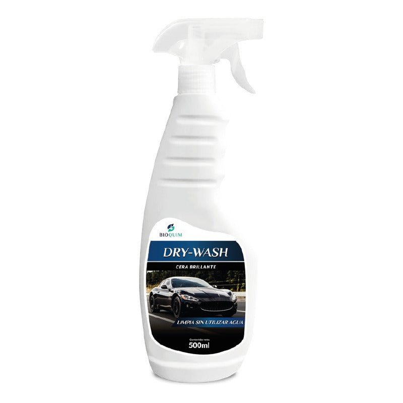Bioquim - Dry Wash Para Autos Con Aroma Sin Agua - 500ml