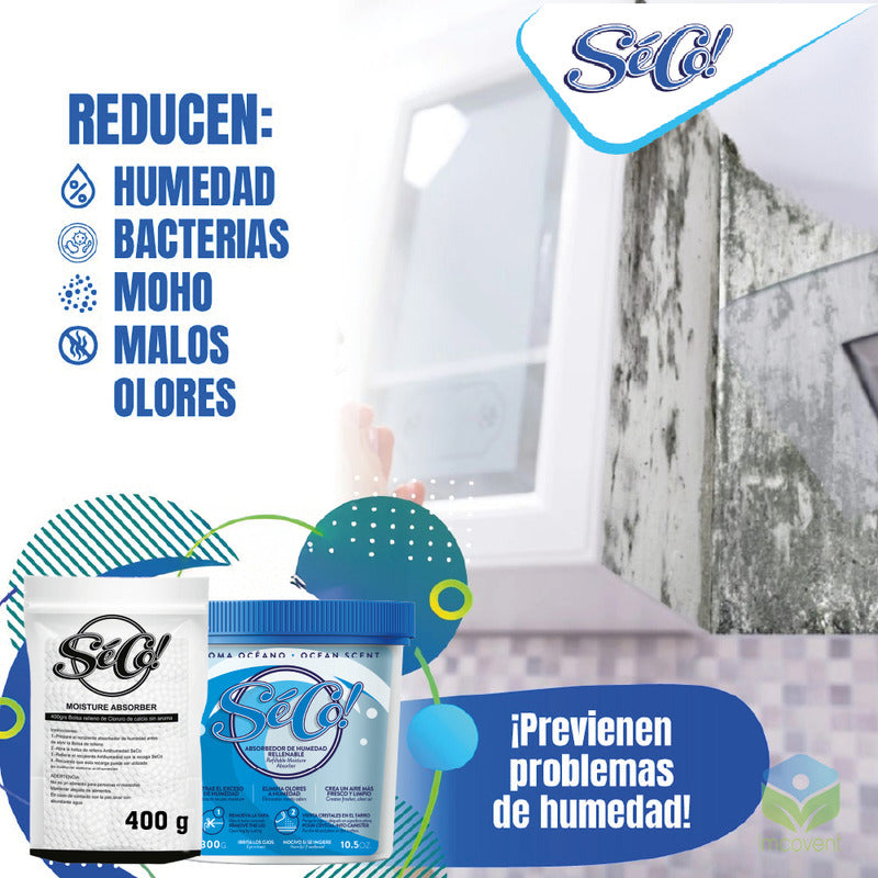 Damprid Absorbedor De Humedad Recargable + 2 Repuestos