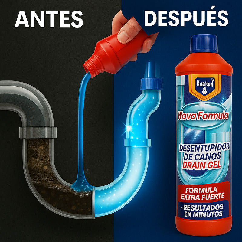 Elimina Obstrucciones Al Instante - En Gel 500 Ml