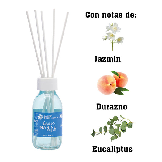 Aromatizador Mikado Decorativo Basic Marine Fresh, 95ml
