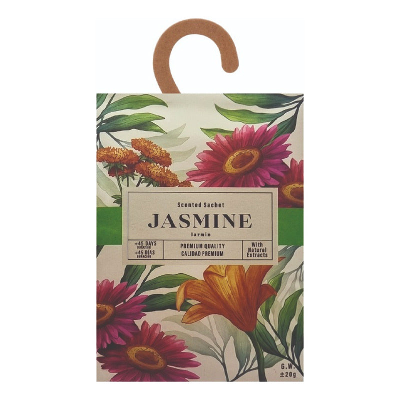Sobre Perfumado Natural Extrac 20g Armario Autos | Jasmine