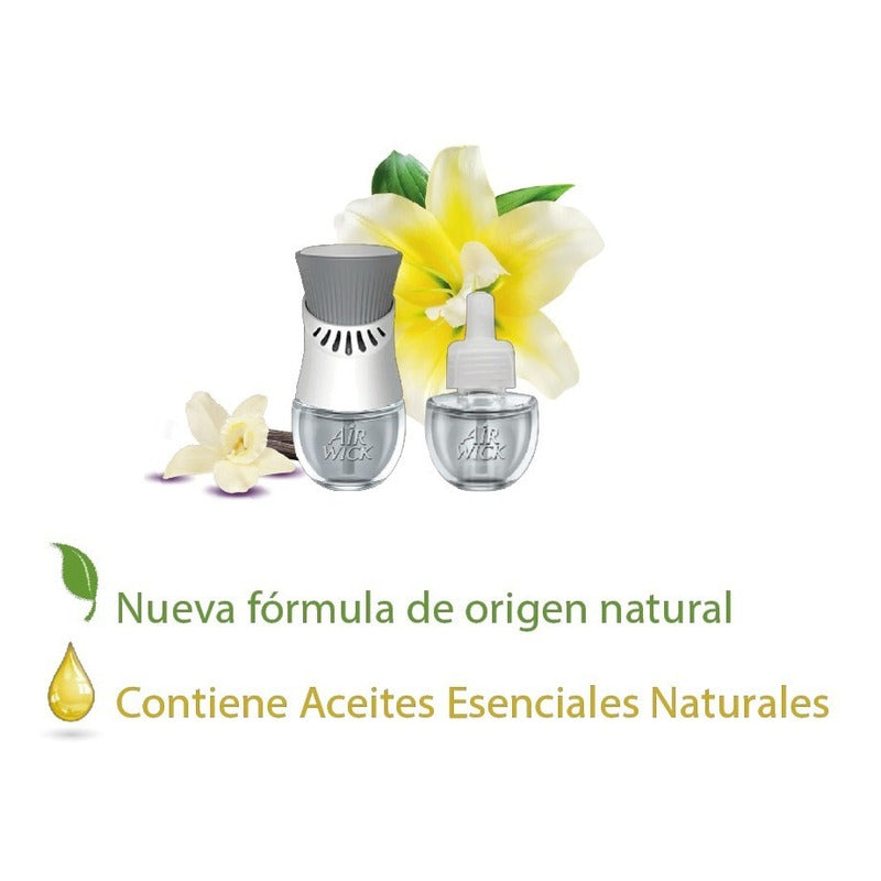 Air Wick Eléctrico Vainilla - Difusor + 2 Repuestos 21 Ml