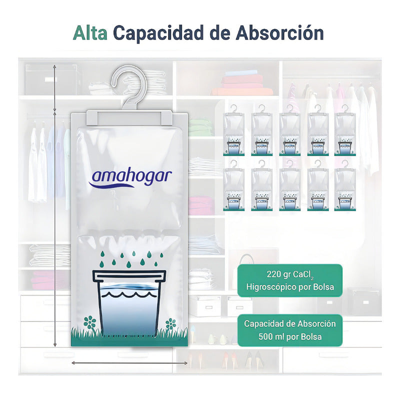 Absorbedor De Humedad Armarios 100g - Amahogar