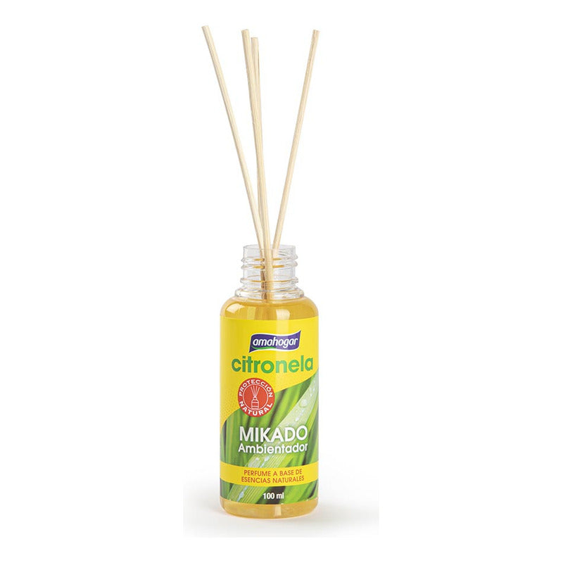 Amahogar - Mikado Reposición Citronela, 100 Ml
