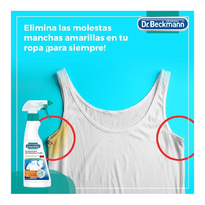 Dr. Beckmann - Quitamanchas sudor y Desodorante | 250 Ml