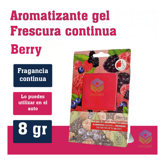 Aromatizante Sensations Gel Repuesto Frutos Rojos