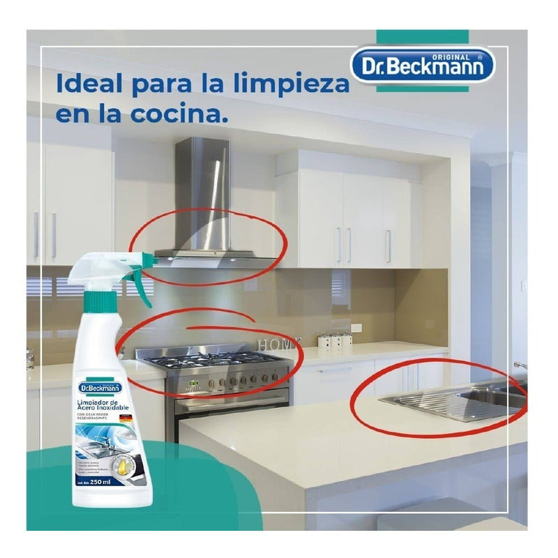 Dr. Beckmann - Limpiador De Acero Inoxidable | 250ml