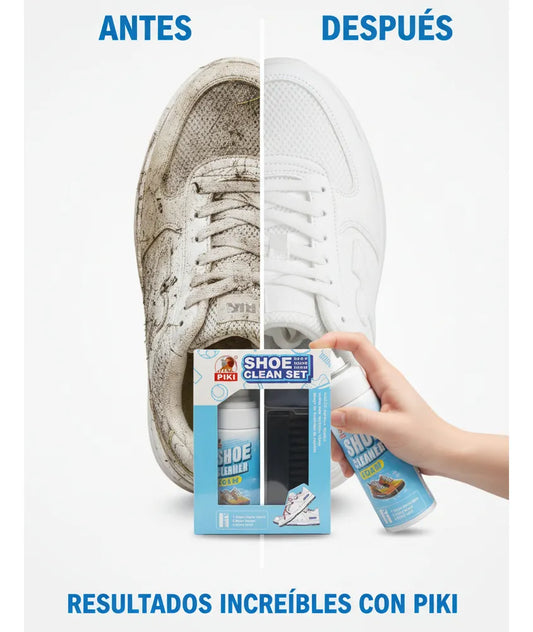 Kit Limpieza De Zapatillas (espuma + Aplicadores)