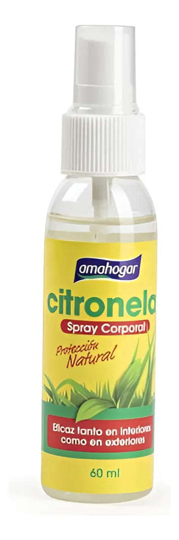 Amahogar - Repelente Mosquitos Citronela Para Telas Y Ambiente 60 Ml