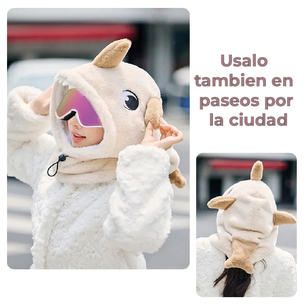 Pasamontañas Ski Snowboard Adulto Diseño Animal Pro Ajustabl