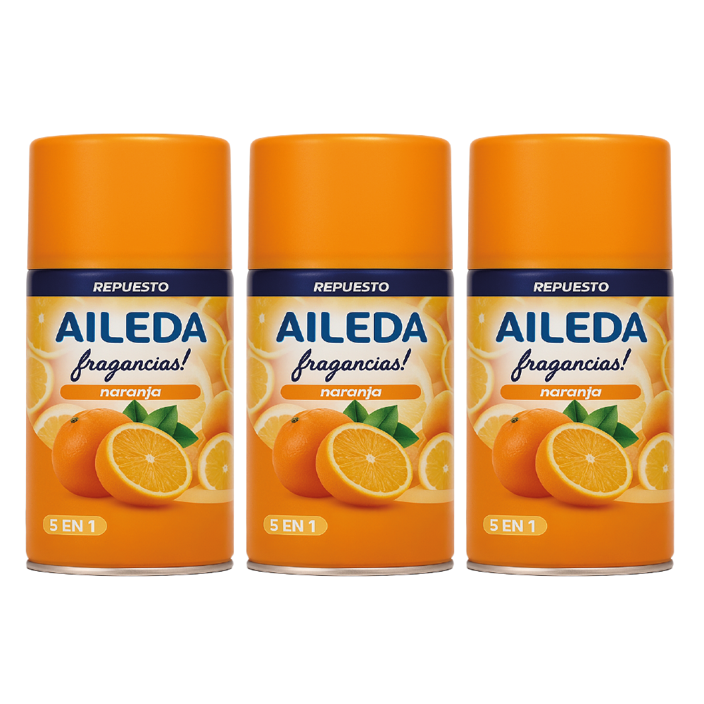 Repuestos Automáticos Aileda 250g - 3 Uni - Naranja