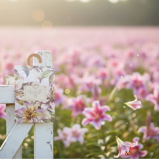 Sobre Perfumado Fragrance 20g Armario Cajones | Lirios