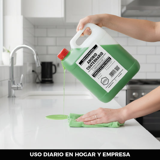 Amonio Cuaternario 0,08% Limpiador Profesional Uso Directo 5l