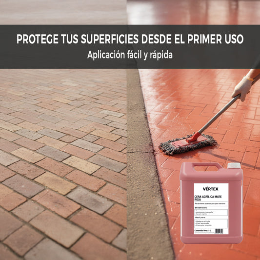Cera Pintura para Piso 5 Litros Protección y Sellado Durable