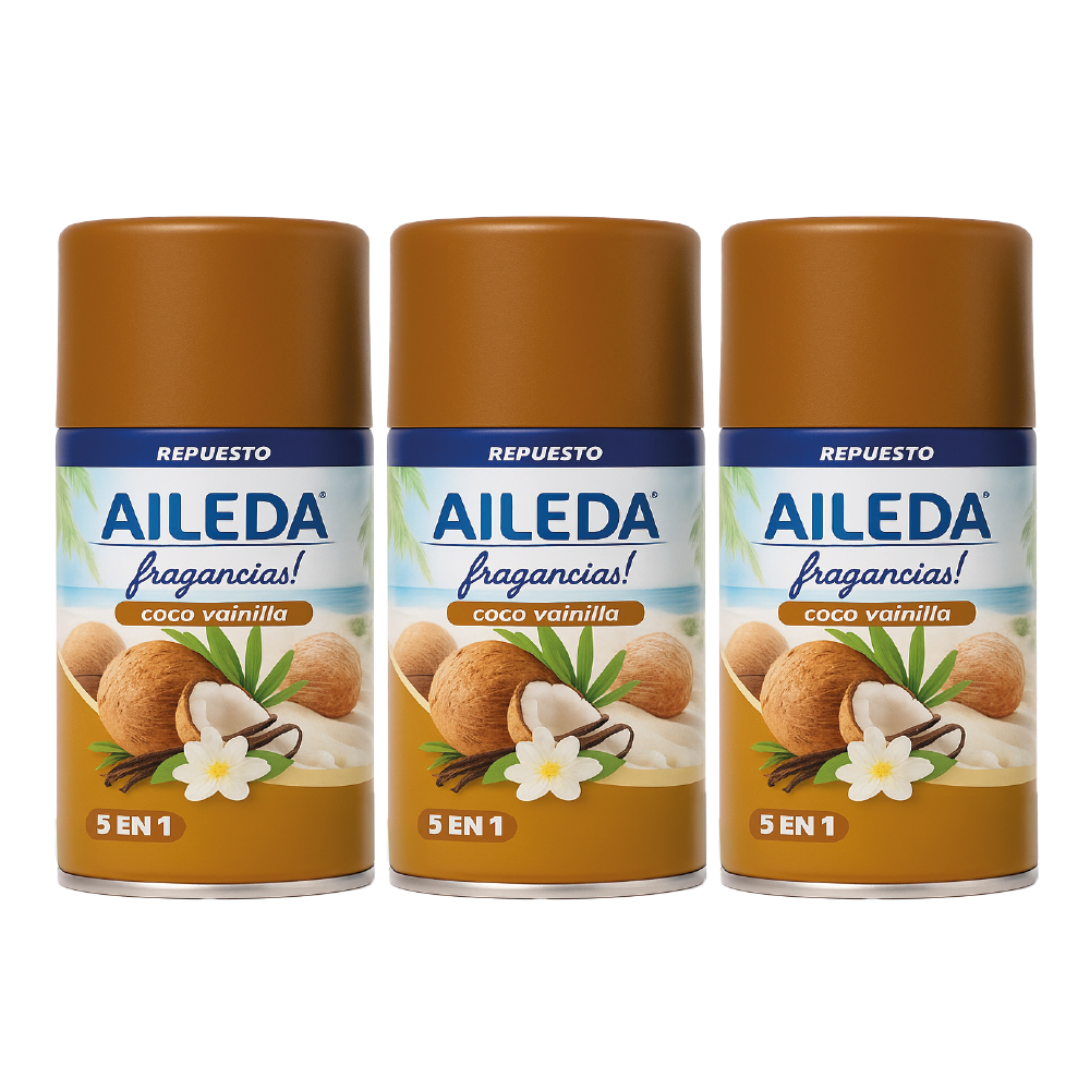 Repuestos Automáticos Aileda 250g - 3 Uni - Coco Vainilla