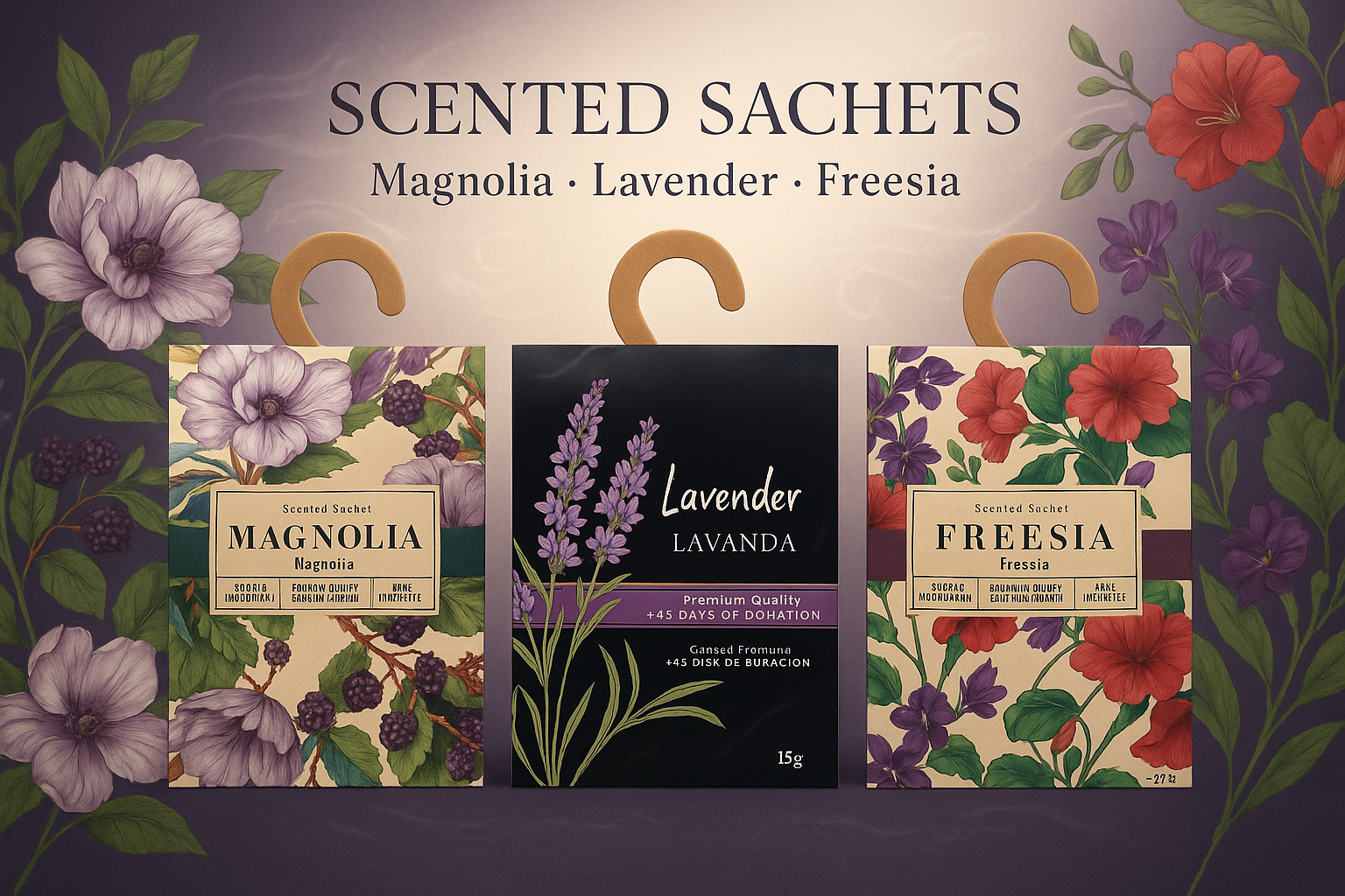 Banner para sachets aromáticos