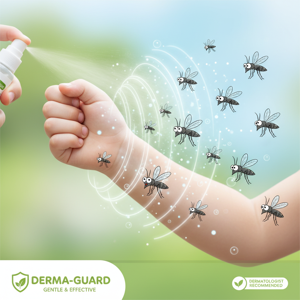 Detalle de protección contra mosquitos