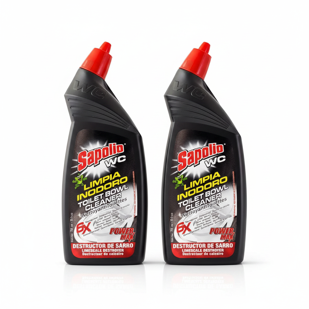 Sapolio WC Power Max Destructor de Sarro Pack 2 unidades 750ml