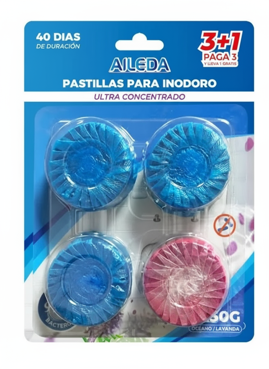 Imagen mejorada de pastillas para inodoro Aileda