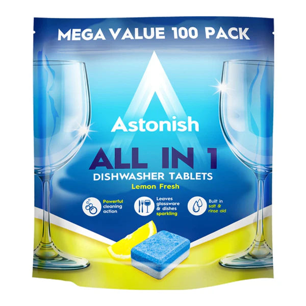 Astonish - Lavavajillas en tabletas 100 unidades