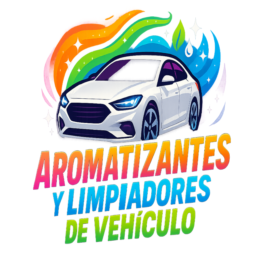 Logo Colorido de Aromatizantes y Limpiadores de Vehículo