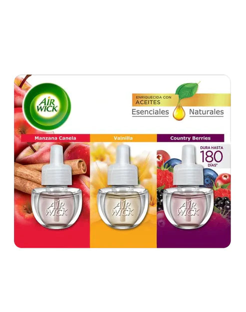 Air wick  - Repuesto electrico  x3 Mixto