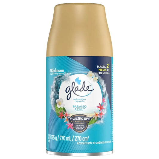 Glade - Repuesto Automatico  270 Cm | Paraiso Azul