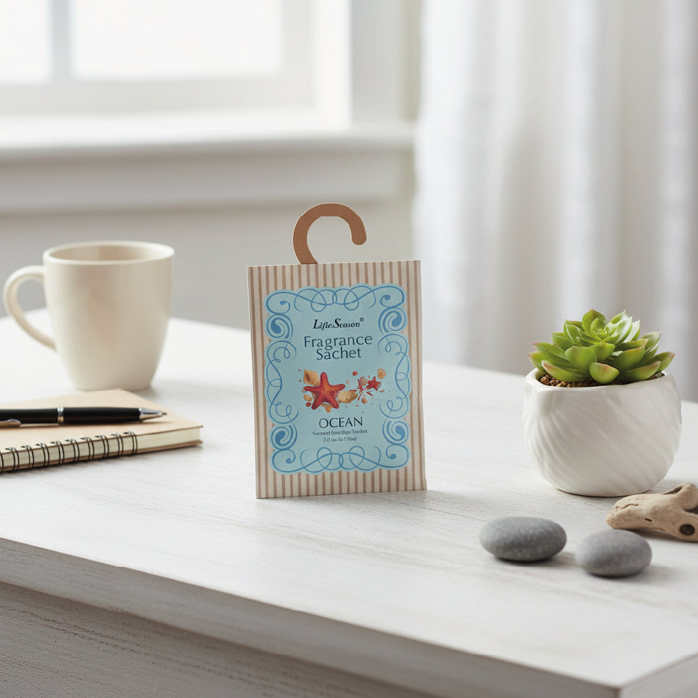 Sobre Perfumado Lifie Season 20g Armario Cajones  |  Oceano