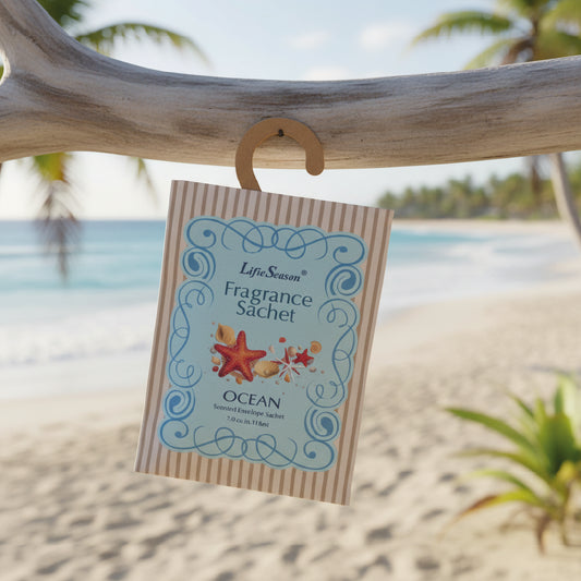 Sobre Perfumado Lifie Season 20g Armario Cajones  |  Oceano