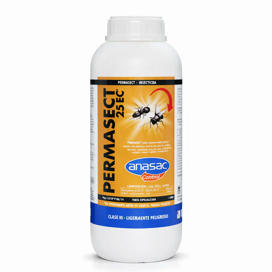 PERMASECT 25 EC Insecticida 1L – Control de Insectos Rastreros y Voladores