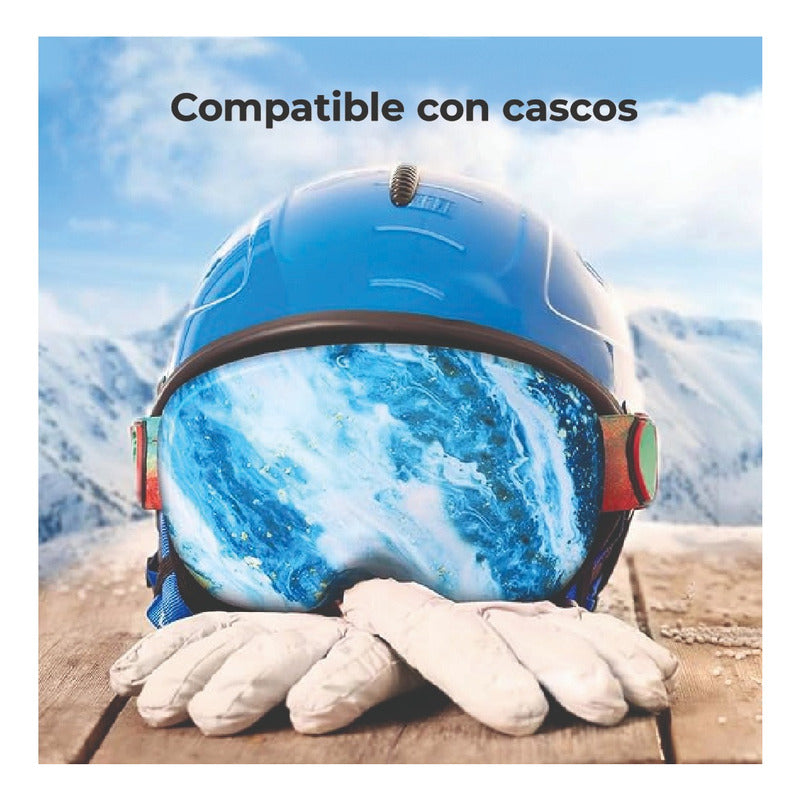 Funda Antiparras Ski/snow/bici Microfibra Elasticada