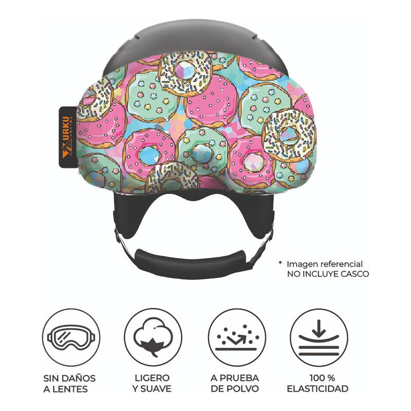 Funda Antiparras Ski/snow/bici Microfibra Elasticada