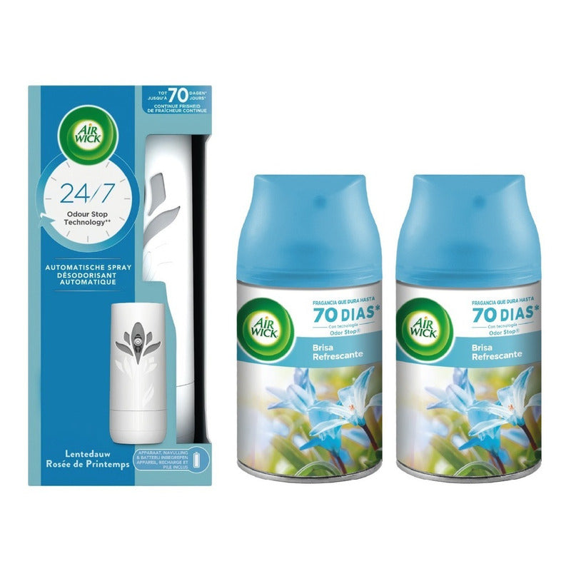 Air Wick Automatico Difusor + 2 Repuestos - Variedades