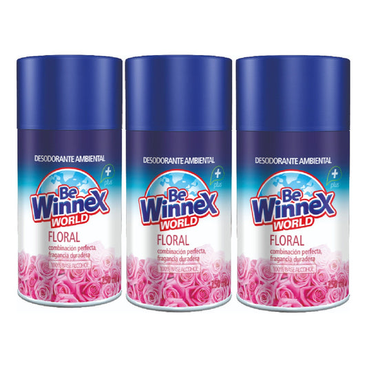 Repuesto Aromatiza. Automatico 250 Ml - Floral Winnex 3u