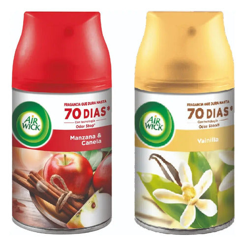 Air Wick Aromatizante  Automático Pack Manzana/vainilla