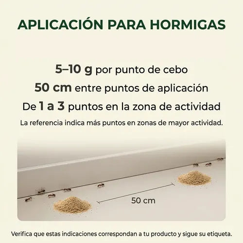 Cebo En Polvo Para Cucarachas - Pack 10 Uni De 5g Efectivo