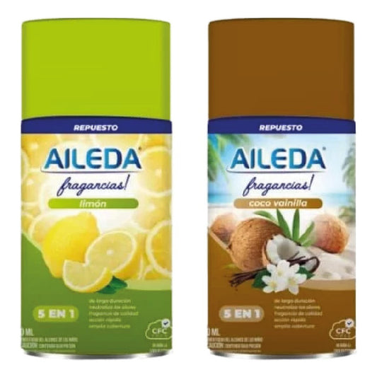 Repuestos Automáticos Aileda 250 Ml - Limon/coco 2uni