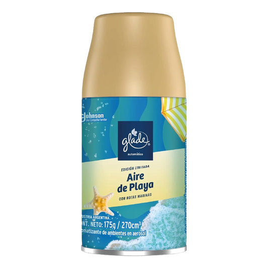 Glade Automatico Repuesto Aire De Playa 270ml