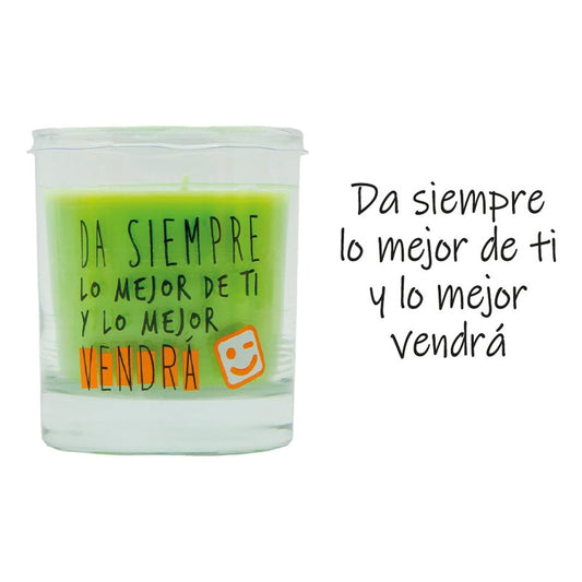Lumar Aromatic Vela Vaso Con Mensaje - Siempre  140g/30h