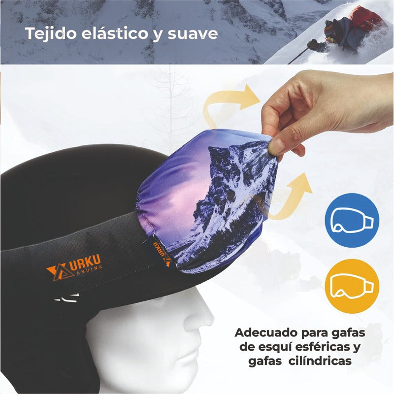 Funda Antiparras Ski/snow/bici Microfibra  Rash