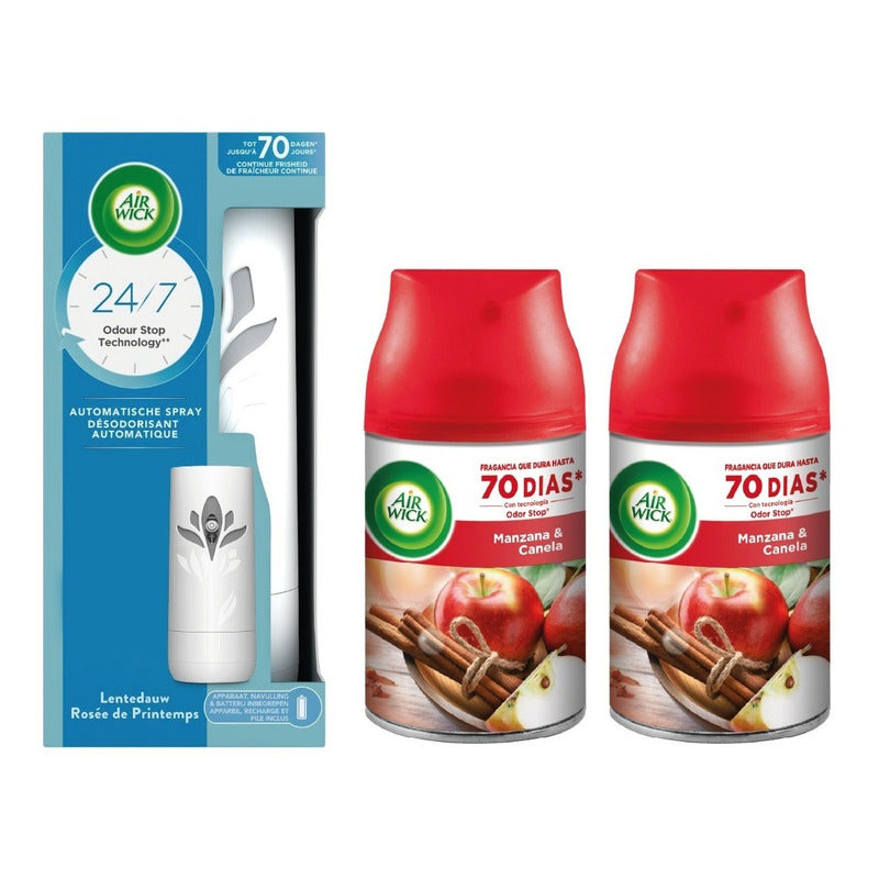 Air Wick Automatico Difusor + 2 Repuestos - Variedades